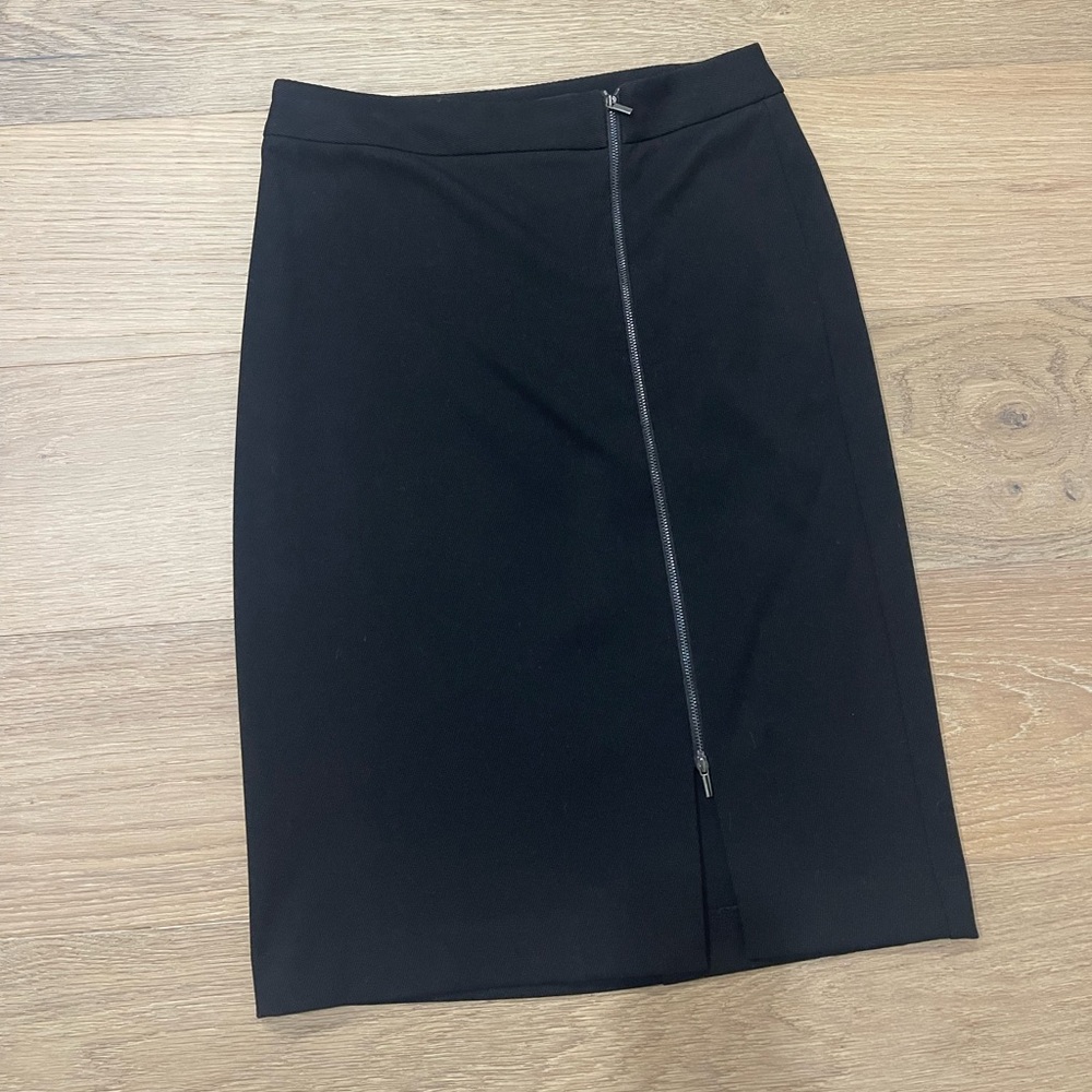Ann Taylor Factory Black Pencil Skirt with Zipper